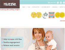 Tablet Screenshot of nuzzlemom.com